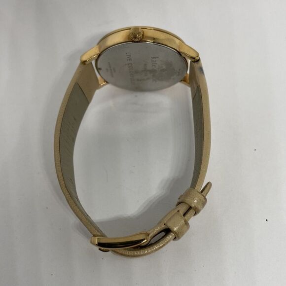 Kate Spade Metro Vachetta 0735 Women's Beige Leather Analog Quartz Watch WO445 - Picture 11 of 12